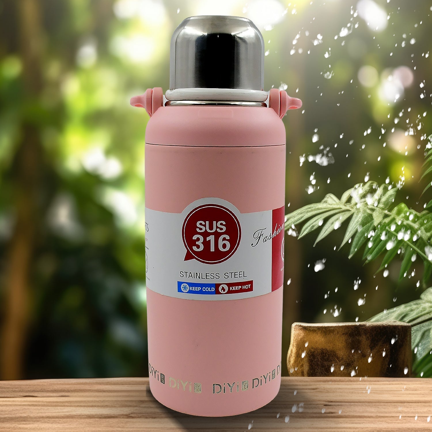 13036 Stainless Steel tumblers 316 Stainless Steel, Vacuum Insulated Cup / Bottle, Portable Travel Kettle / Water Bottle with Handle, Outdoor Large Capacity Sports Kettle Cups / Bottle (1300 ML) 13036 Stainless Steel tumblers 316 Stainless Steel, Vacuum Insulated Cup / Bottle, Portable Travel Kettle / Water Bottle with Handle, Outdoor Large Capacity Sports Kettle Cups / Bottle (1300 ML)